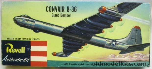 Revell 1/184 Convair B-36 Giant Bomber - Pre-S Issue, H205-98 plastic model kit